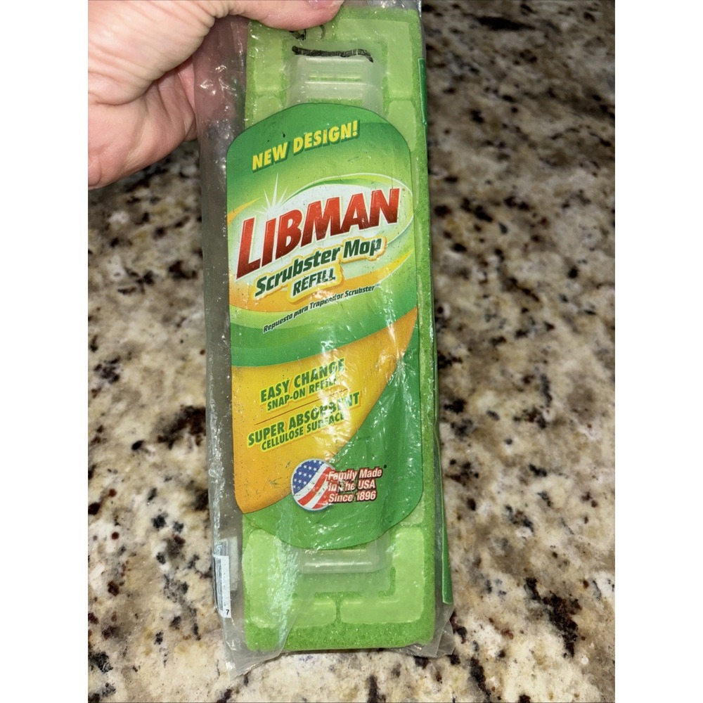 Libman Gator 4.3 in.   W X 9 in.   L Wet Cellulose‎ Mop Refill 1 pk 3647